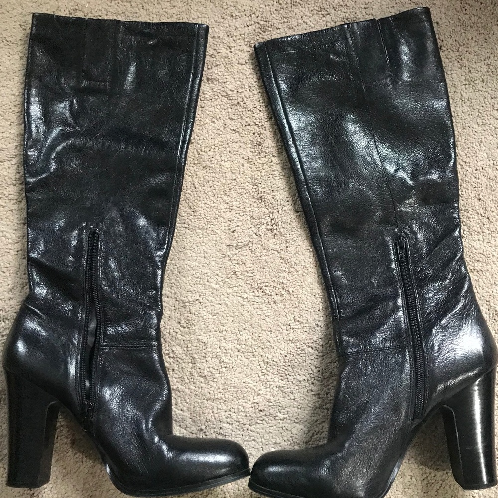 Nine West tall leather boots